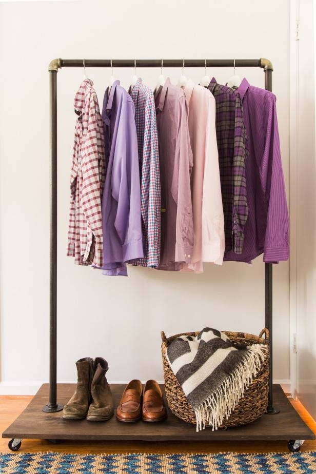 15 Simple Clothes Rack DIY