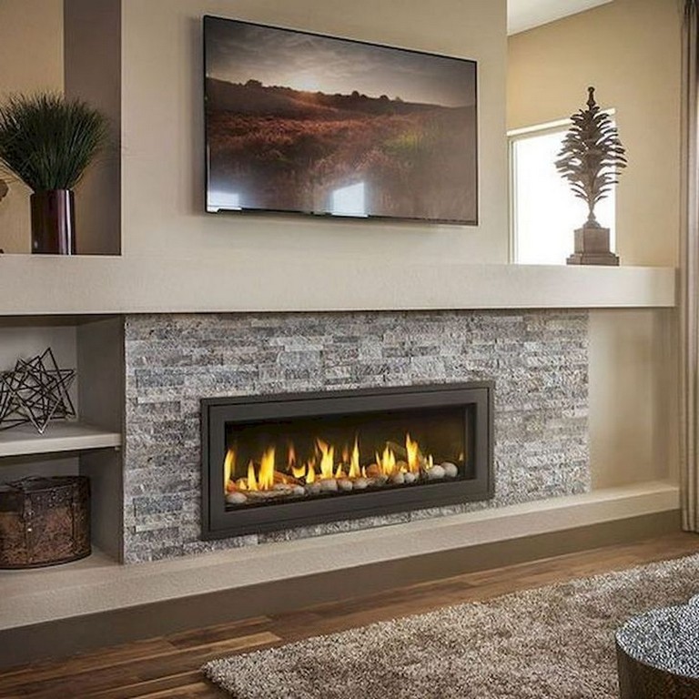 41+ Best Rustic Farmhouse Fireplace Ideas For Your Living Room